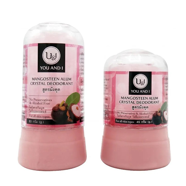 U&I Mangosteen Alum Crystal Deodorant (size 45g)