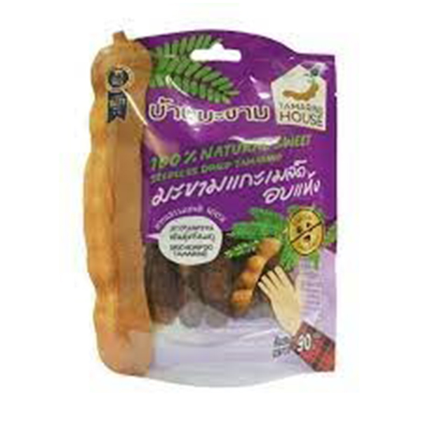 3 x Tamarind House Natural Sweet Seedless Dried Tamarind 35 g